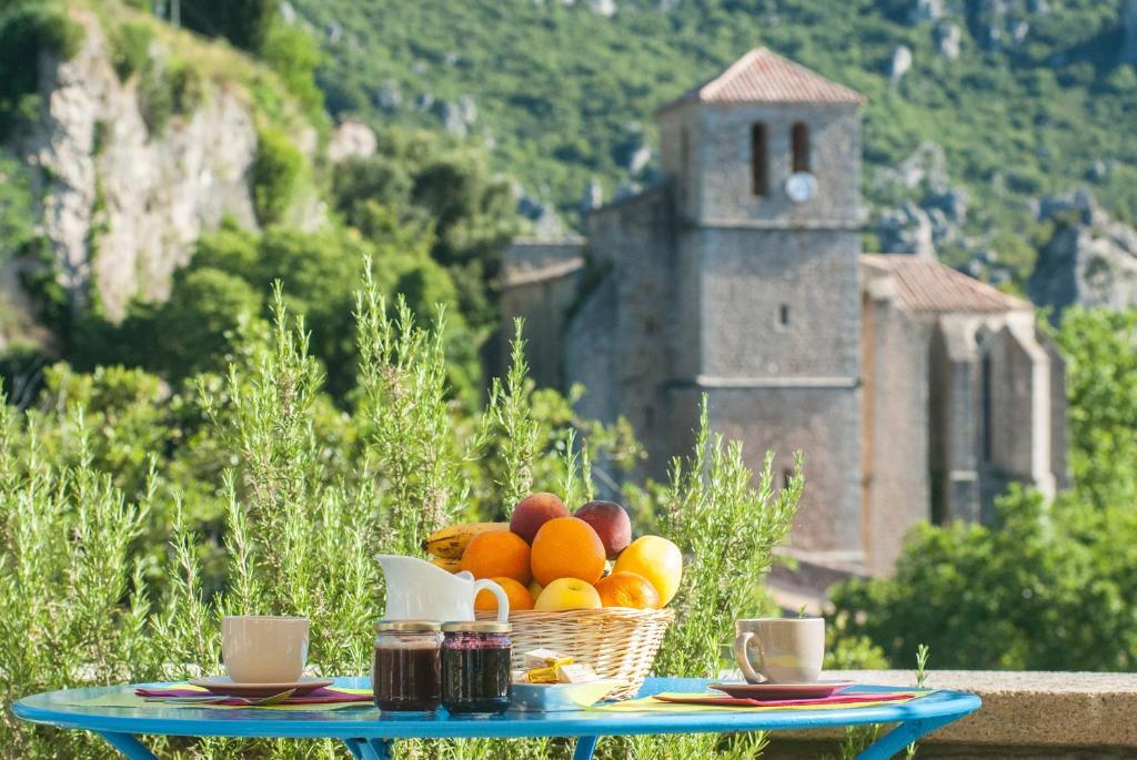 Hôtel Les Hauts de Mourèze Esterno foto